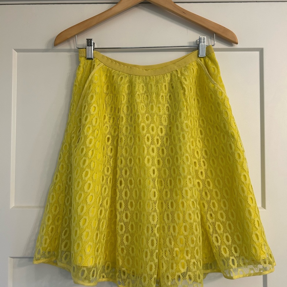 Yellow Lace Skirt